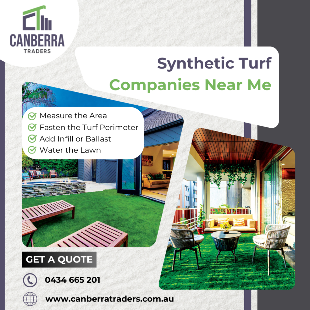 Turf installation Canberra, Synthetic turf companies near me